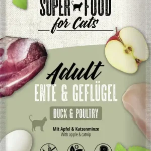 Neue Ware Sparpaket 12 x 100 g Mac's Adult Ente & Geflügel Katzen Nassfutter